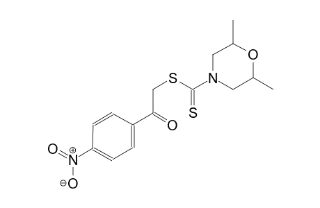 4-morpholinecarbodithioic acid, 2,6-dimethyl-, 2-(4-nitrophenyl)-2-oxoethyl ester