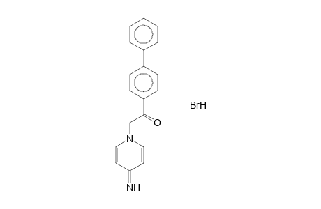 1,4-Dihydro-4-imino-1-(4-phenylbenzoylmethyl)pyridine hydrobromide
