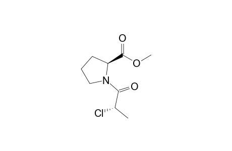 (2S,2'S)-N-(2'Chloropropionyl)proline methyl ester