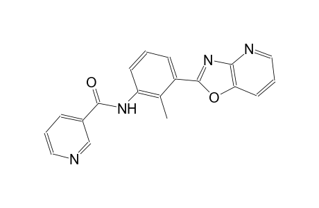 3-pyridinecarboxamide, N-(2-methyl-3-oxazolo[4,5-b]pyridin-2-ylphenyl)-
