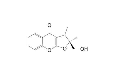 (S)-2-(Hydroxymethyl)-2,3-dimethyl-2,5-dihydro-4H-furo[2,3-b]benzopyran-4-one