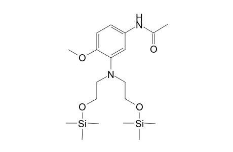 3'-(bis(2-hydroxyethyl)amino)-4'-methoxyacetanilide di-TMS