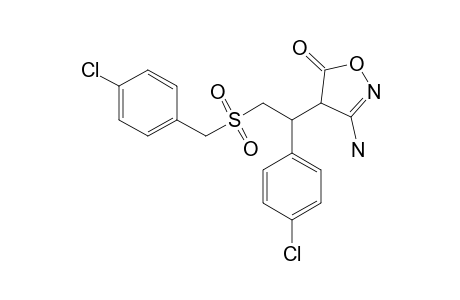 3-AMINO-4-[2'-(4-CHLOROPHENYLSULFONYL)-1'-(4-CHLOROPHENYL)-ETHYL]-ISOXAZOL-5-ONE
