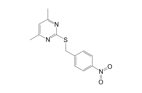 4,6-Dimethyl-2-[(4-nitrobenzyl)sulfanyl]pyrimidine