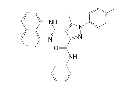 2-[1-(4-Methylphenyl)-3-phenylcarbamoyl-5-methylpyrazol-4-yl]-perimidine