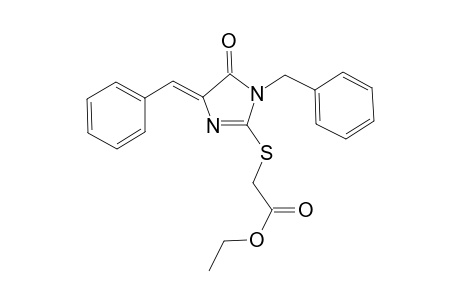 Ethyl 2-(1-benzyl-4-benzylidene-5-oxo-imidazol-2-yl)sulfanylacetate