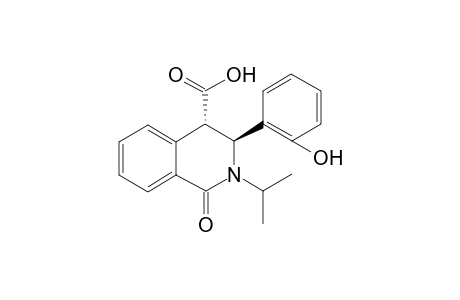 trans-2-Isopropyl-3-(2-hydroxyphenyl)-3,4-dihydro-1(2H)-isoquinoline-4-carboxylic acid