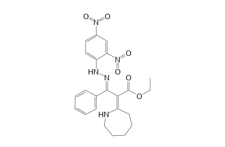Ethyl 3-phenyl-3-(2",4"-dinitrophenylhydrazono)-2-(hexahydro-1'-azepin-2'-ylidene)propionate