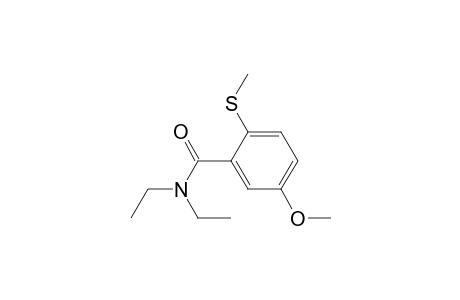 N,N-diethyl-5-methoxy-2-(methylthio)benzamide