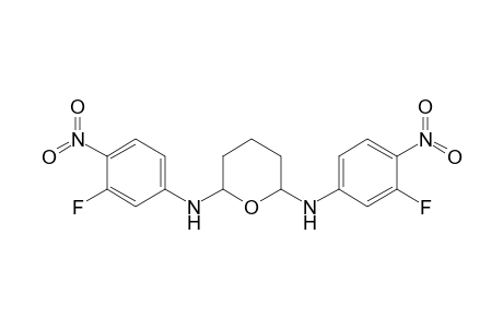 (meso)-2,6-di(4'-Nitro-3'-fluoroanilino)-tetrahydropyran