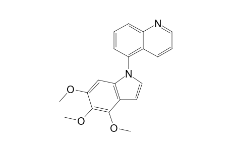 5-(4,5,6-trimethoxy-indol-1-yl)-quinoline