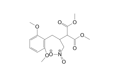 Dimethyl [1-(2,6-dimethoxybenzyl)-2-nitroethyl]malonate