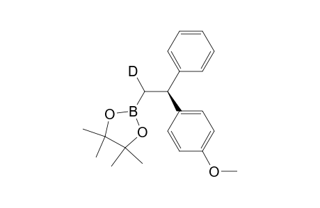 2-[(2S)-1-deuterio-2-(4-methoxyphenyl)-2-phenyl-ethyl]-4,4,5,5-tetramethyl-1,3,2-dioxaborolane