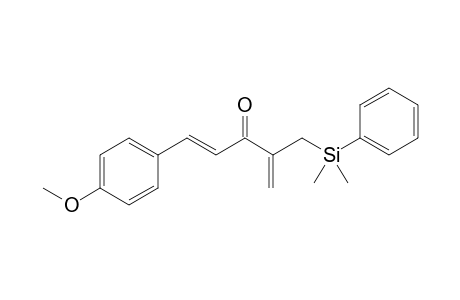 (E)-1-(4-Methoxyphenyl)-4-dimethyl(phenyl)silylmethylpenta-1,4-dien-3-one