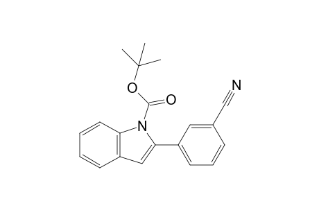 1-t-Butoxycarbonyl-2-(3-cyanophenyl)indole