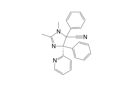 5-Cyano-1,2-dimethyl-4,5-diphenyl-4-.alpha.-pyridyl-.delta.2-imidazoline