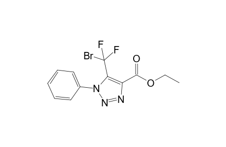 5-Bromodifluoromethyl-1-phenyl-1H-1,2,3-triazole-4-carboxylic acid ethyl ester