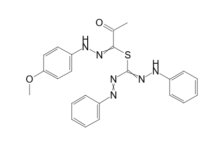 (N'-anilino-N-phenylimino-carbamimidoyl) N-(4-methoxyanilino)-2-oxo-propanimidothioate