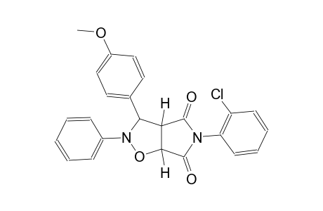 2H-pyrrolo[3,4-d]isoxazole-4,6(3H,5H)-dione, 5-(2-chlorophenyl)dihydro-3-(4-methoxyphenyl)-2-phenyl-