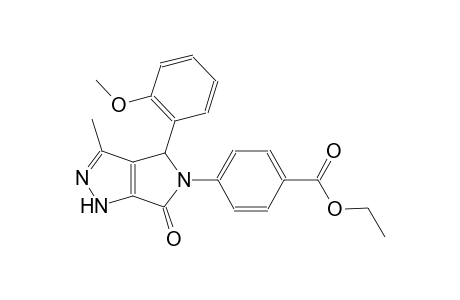 ethyl 4-(4-(2-methoxyphenyl)-3-methyl-6-oxo-4,6-dihydropyrrolo[3,4-c]pyrazol-5(1H)-yl)benzoate