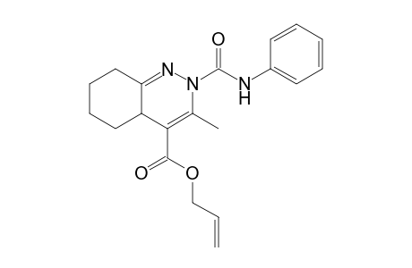 Allyl 2-(anilinocarbonyl)-3-methyl-2,4a,5,6,7,8-hexahydrocinnoline-4-carboxylate