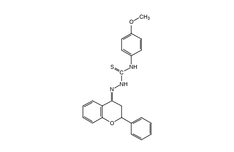 flavanone, 4-(p-methoxyphenyl)-3-thiosemicarbazone