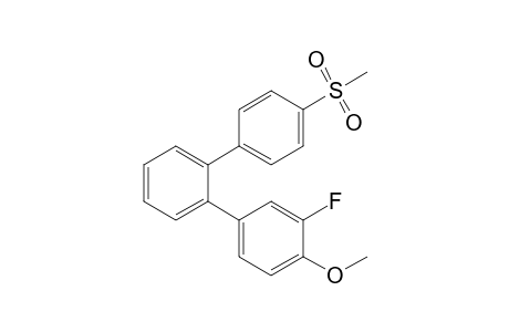 2-Fluoranyl-1-methoxy-4-[2-(4-methylsulfonylphenyl)phenyl]benzene