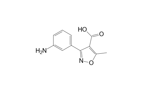 3-(3-aminophenyl)-5-methyl-4-isoxazolecarboxylic acid