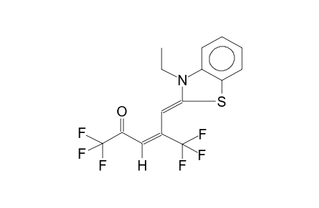 1,1,1,5,5,5-HEXAFLUORO-4-[(3-ETHYL-2(3H)BENTHIAZOLYLIDEN)METHYL]-3-PENTEN-2-ONE