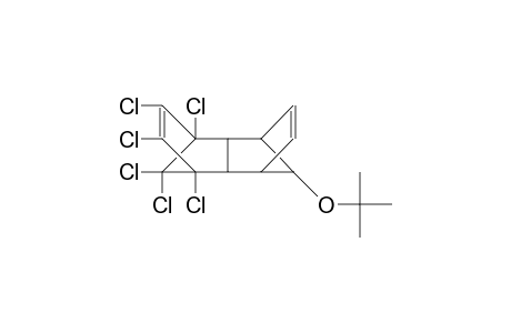 endo, endo-11-anti-T-Butoxy-3,4,5,6,12,12-hexachloro-tetracyclo(6.2.1.1/3,6/.0/2,7/)dodeca-4,9-diene