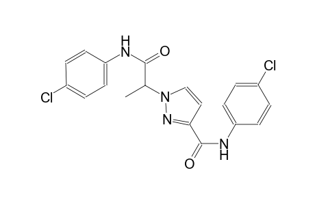 1H-pyrazole-1-acetamide, N-(4-chlorophenyl)-3-[[(4-chlorophenyl)amino]carbonyl]-alpha-methyl-