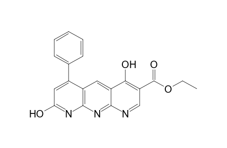 4,8-DIHYDROXY-6-PHENYL-3-ANTHYRIDINECARBOXYLIC ACID, ETHYL ESTER