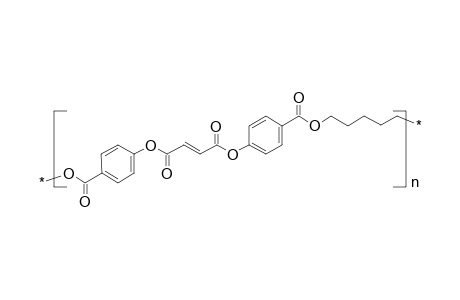 Poly(oxybenzoyloxyfumaroyloxybenzoyloxypentamethylene)
