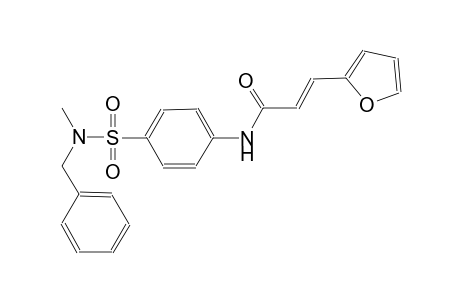 (2E)-N-(4-{[benzyl(methyl)amino]sulfonyl}phenyl)-3-(2-furyl)-2-propenamide