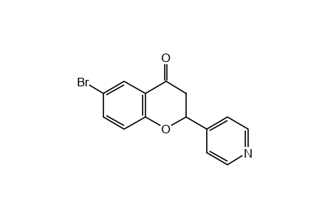 6-BROMO-2-(4-PYRIDYL)-4-CHROMANONE
