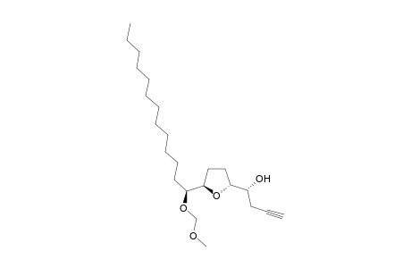 (1R,1"R,2'R,5'R)-1-{5'-[1"-(Methoxymethoxy)tridecyl]tetrahydrofuran-2-yl}but-3-yn-1-ol