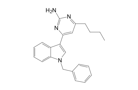 2-Amino-4-butyl-6-[N-benzylindol-3'-yl]-1,3-pyrimidine