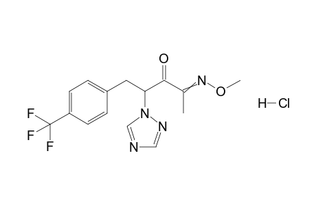 2,3-Pentanedione, 4-(1H-1,2,4-triazol-1-yl)-5-[4-(trifluoromethyl)phenyl]-, 2-(O-methyloxime), monohydrochloride, salt