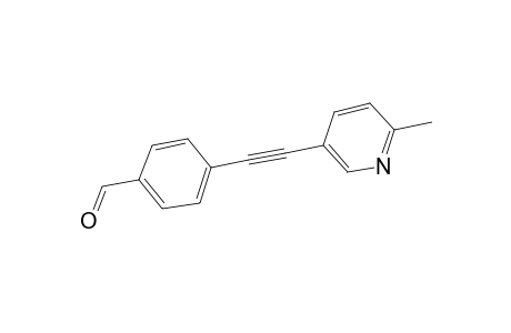 4-[2-(6-methyl-3-pyridinyl)ethynyl]benzaldehyde