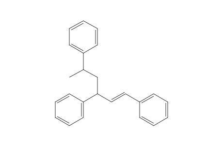 Benzene, 1,1',1''-[5-methyl-1-pentene-1,3,5-triyl]tris-