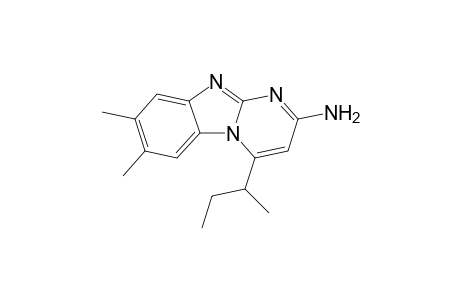 (7,8-dimethyl-4-sec-butyl-pyrimido[1,2-a]benzimidazol-2-yl)amine