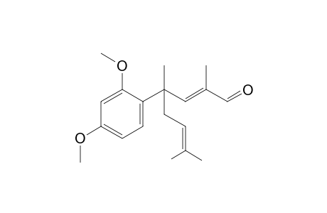 (E)-4-(2,4-Dimethoxyphenyl)-2,4,7-trimethyloct-2,6-dienal