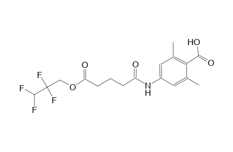 2,6-dimethyl-4-{[5-oxo-5-(2,2,3,3-tetrafluoropropoxy)pentanoyl]amino}benzoic acid