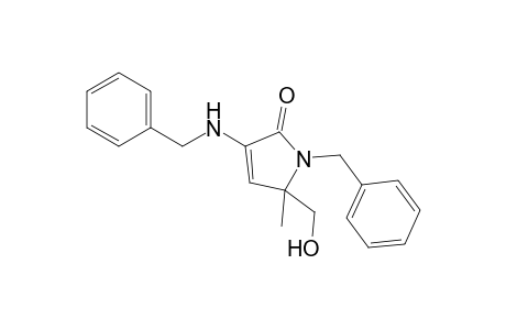 1-Benzyl-3-(benzylamino)-5-hydroxymethyl-5-methyl-3-pyrrolin-2-one