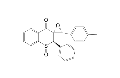 TRANS,TRANS-(+/-)-3'-(4-METHYLPHENYL)-2-PHENYLSPIRO-[2H-1-BENZOTHIOPYRAN-3(4H),2'-OXIRAN]-4-ONE-1-OXIDE