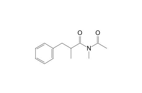 N-Methyl-N-[2-methyl-1-oxo-3-phenylpropyl]acetamide