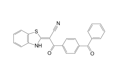 2-(3H-Benzothiazol-2-ylidene)-3-(4-benzoyl-phenyl)-3-oxo-propionitrile