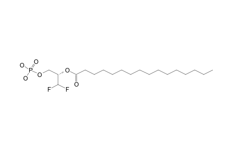 (2R)-3,3-DIFLUORO-2-PALMITOYL-1-PHOSPHOPROPANE