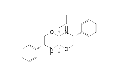 (3R,4aR,7R,8aR)-4a-methyl-3,7-diphenyl-8a-propyl-2,3,4,6,7,8-hexahydro-[1,4]oxazino[3,2-b][1,4]oxazine