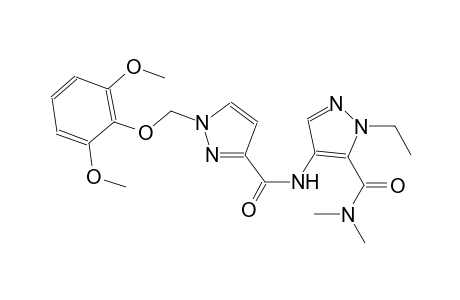 1-[(2,6-dimethoxyphenoxy)methyl]-N-{5-[(dimethylamino)carbonyl]-1-ethyl-1H-pyrazol-4-yl}-1H-pyrazole-3-carboxamide